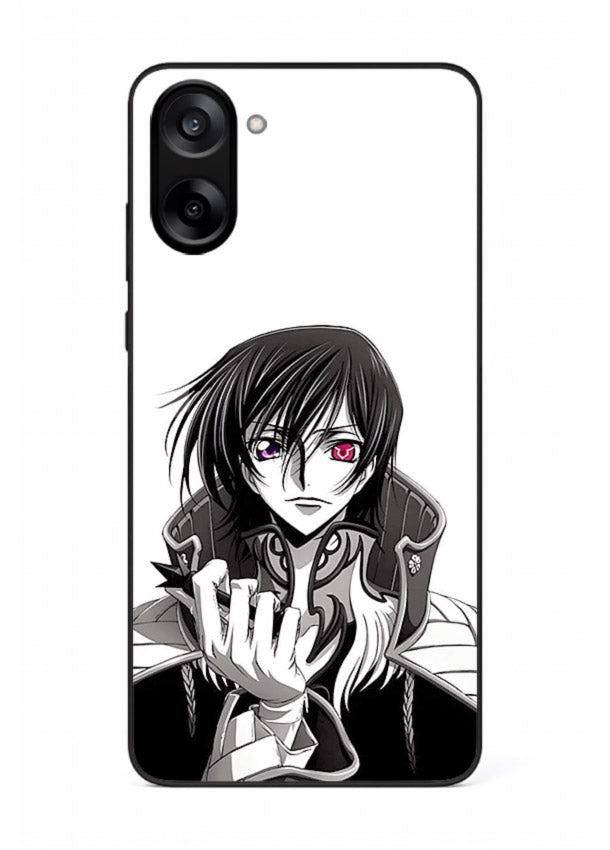 black white samurai warrior art OnePlus Nord CE5 glass cover japanese minimal case