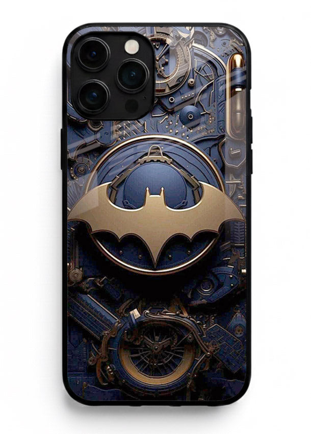 Technical car blueprint style automotive design for iPhone 16 Pro Max Back Cover