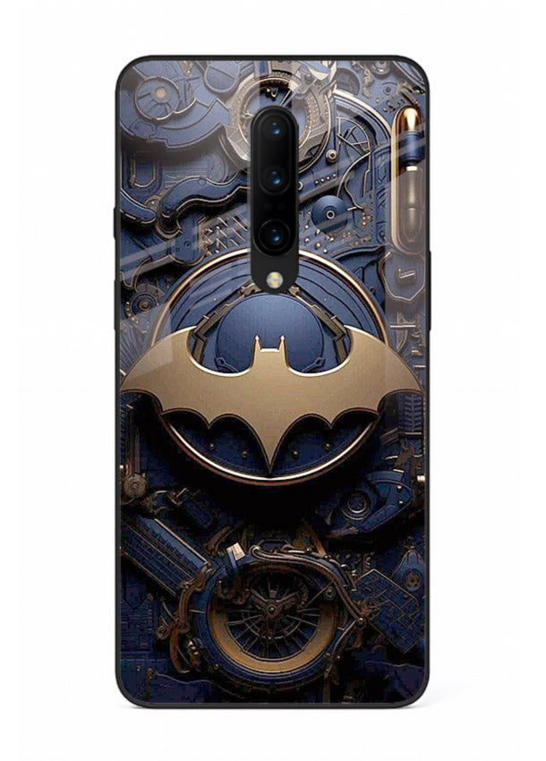 Technical car blueprint style automotive design for OnePlus 7T Pro Back Cover