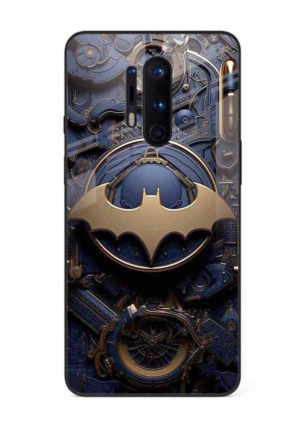 Technical car blueprint style automotive design for OnePlus 8 Pro Back Cover