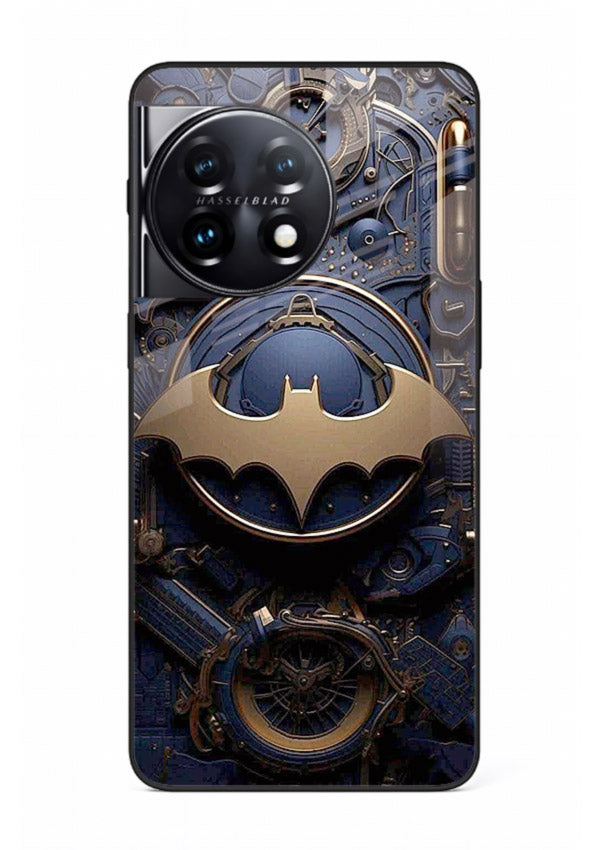 Technical car blueprint style automotive design for OnePlus 11R Back Cover