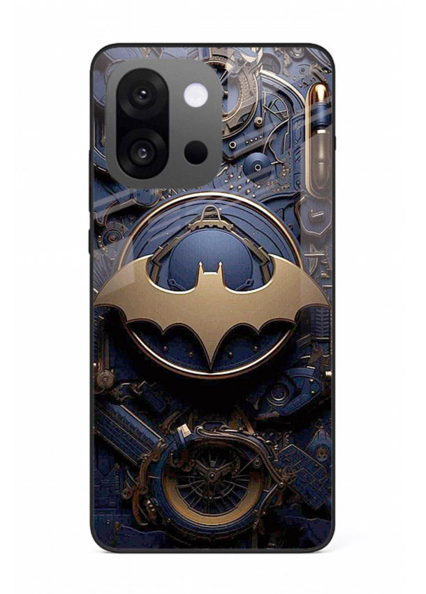 Technical car blueprint style automotive design for OnePlus 13s Back Cover