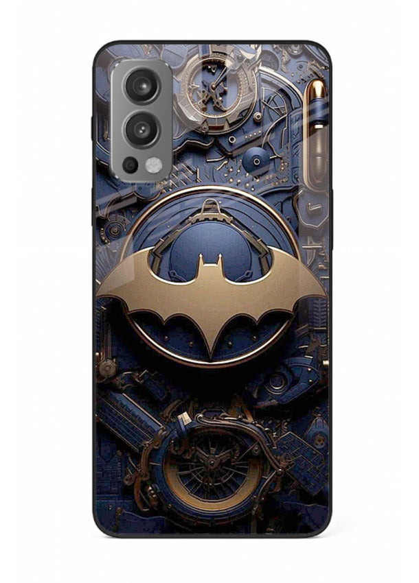 Technical car blueprint style automotive design for OnePlus Nord 2 Back Cover