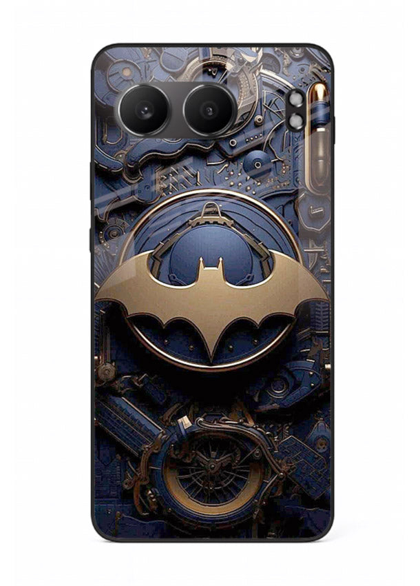Technical car blueprint style automotive design for OnePlus Nord 4 Back Cover