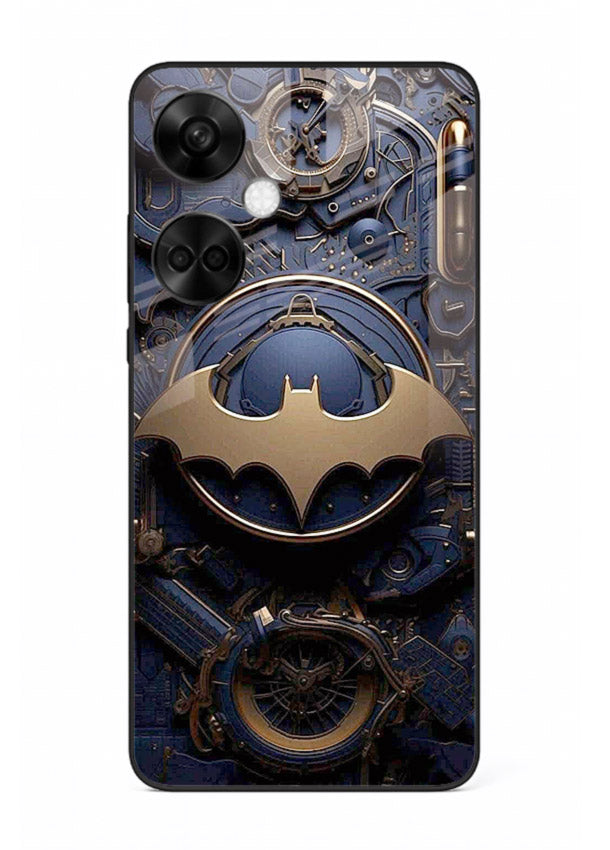 Technical car blueprint style automotive design for OnePlus Nord CE3 Back Cover