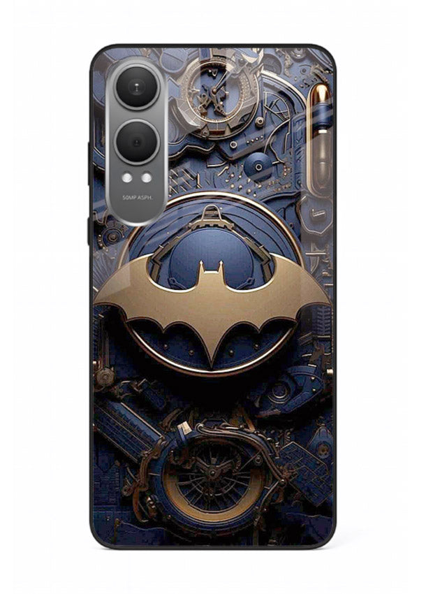 Technical car blueprint style automotive design for OnePlus Nord CE4 Lite Back Cover