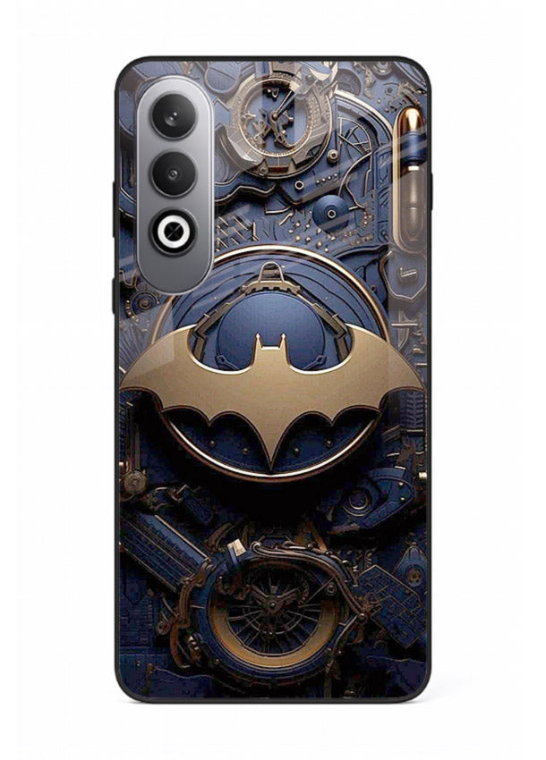 Technical car blueprint style automotive design for OnePlus Nord CE4 Back Cover