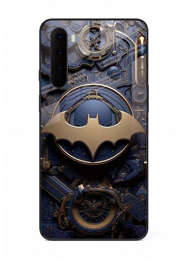 Technical car blueprint style automotive design for OnePlus Nord Back Cover