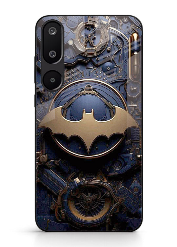 Technical car blueprint style automotive design for Samsung M16 5G Back Cover