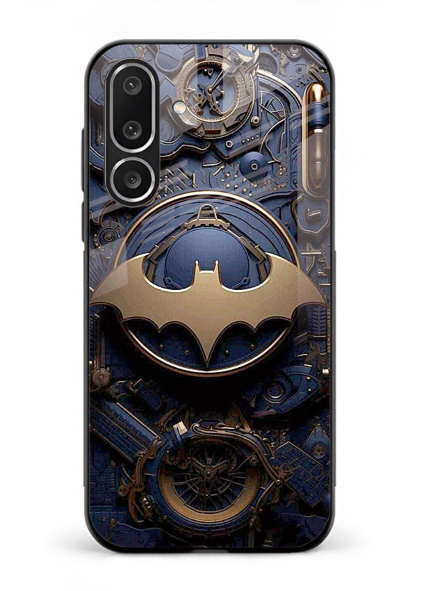Technical car blueprint style automotive design for Samsung M56 5G Back Cover