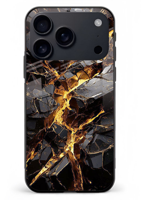 Blush Marble Waves iphone 18 pro max glass back cover with flowing blush marble texture