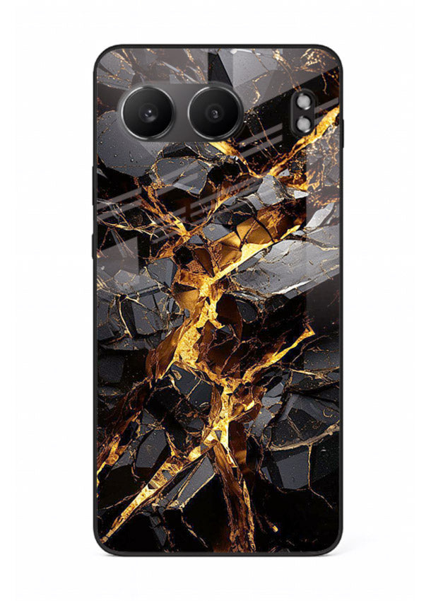 Blush Marble Waves OnePlus Nord 4 glass back cover with flowing blush marble texture
