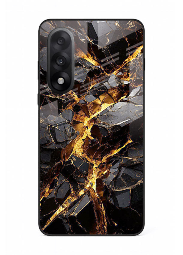 Blush Marble Waves OnePlus Nord 5 glass back cover with flowing blush marble texture