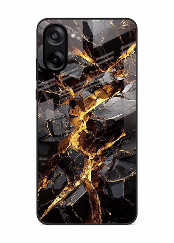 Blush Marble Waves OnePlus Nord CE5 glass back cover with flowing blush marble texture