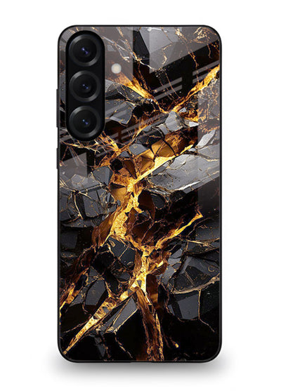 Blush Marble Waves Samsung A54 5G glass back cover with flowing blush marble texture