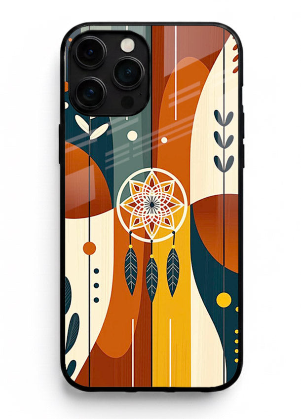 Boho Dreamcatcher Art boho dreamcatcher pattern iphone 11 pro max glass back cover