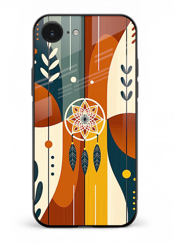 Boho Dreamcatcher Art boho dreamcatcher pattern iphone 16e glass back cover