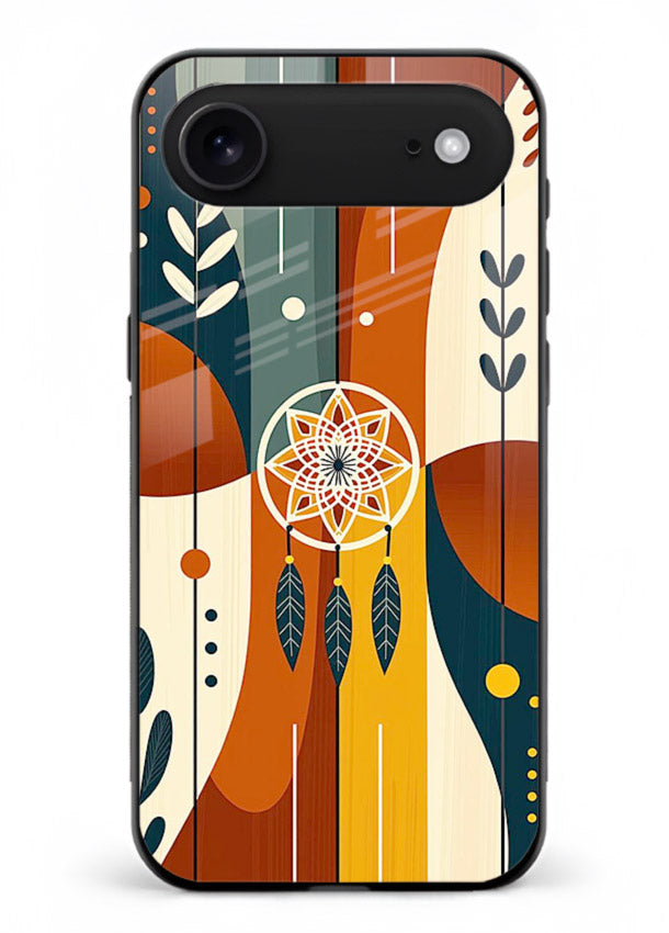 Boho Dreamcatcher Art boho dreamcatcher pattern iphone 18 air glass back cover