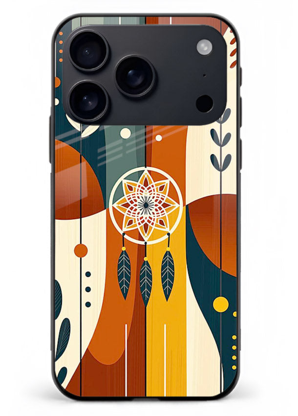 Boho Dreamcatcher Art boho dreamcatcher pattern iphone 18 pro max glass back cover