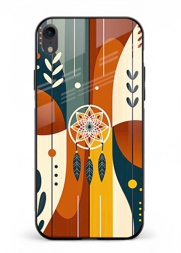 Boho Dreamcatcher Art boho dreamcatcher pattern iphone xr glass back cover