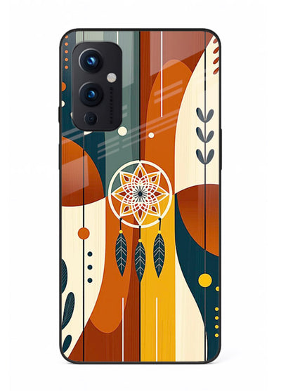 Boho Dreamcatcher Art boho dreamcatcher pattern OnePlus 9 Pro glass back cover