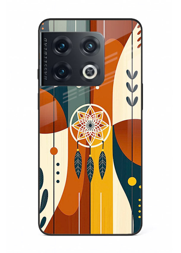 Boho Dreamcatcher Art boho dreamcatcher pattern OnePlus 10 Pro glass back cover