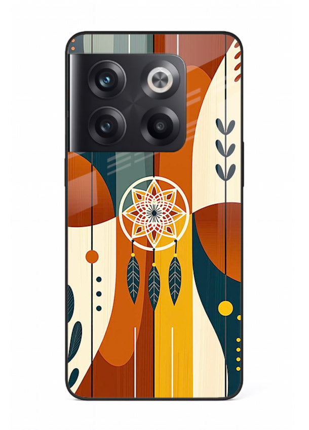 Boho Dreamcatcher Art boho dreamcatcher pattern OnePlus 10T glass back cover