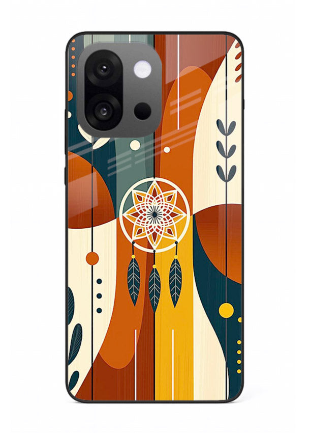 Boho Dreamcatcher Art boho dreamcatcher pattern OnePlus 13s glass back cover