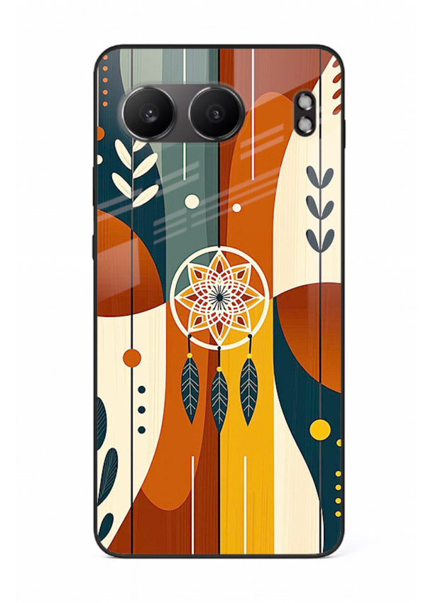 Boho Dreamcatcher Art boho dreamcatcher pattern OnePlus Nord 4 glass back cover