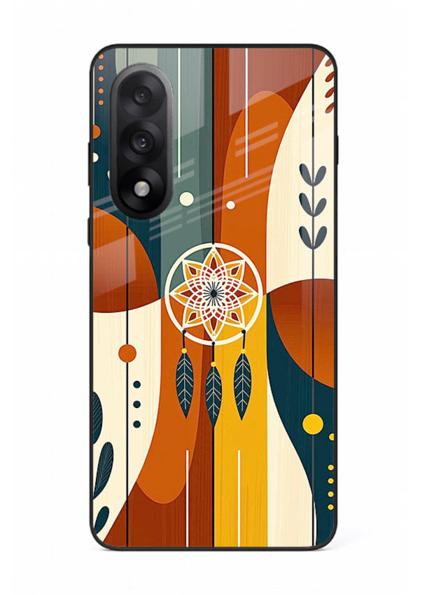 Boho Dreamcatcher Art boho dreamcatcher pattern OnePlus Nord 5 glass back cover