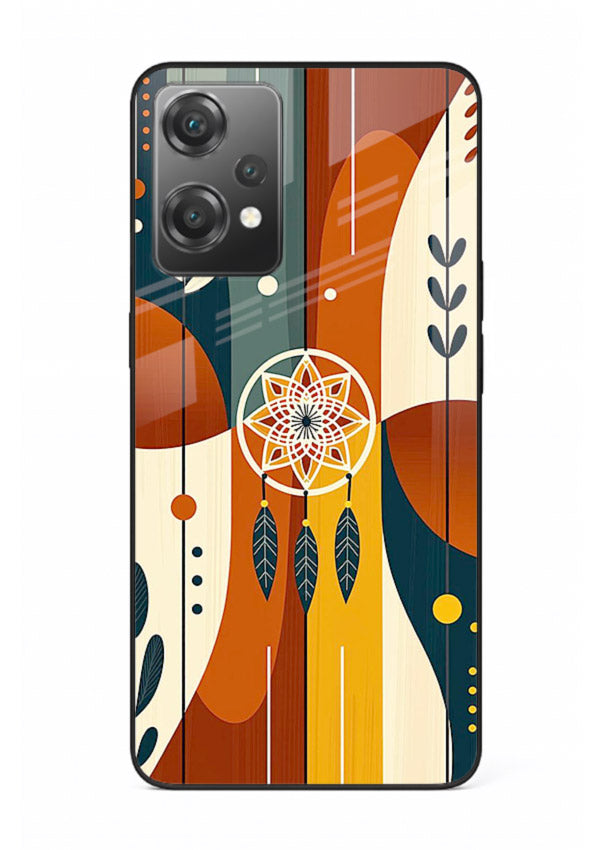Boho Dreamcatcher Art boho dreamcatcher pattern OnePlus Nord CE2 Lite 5G glass back cover