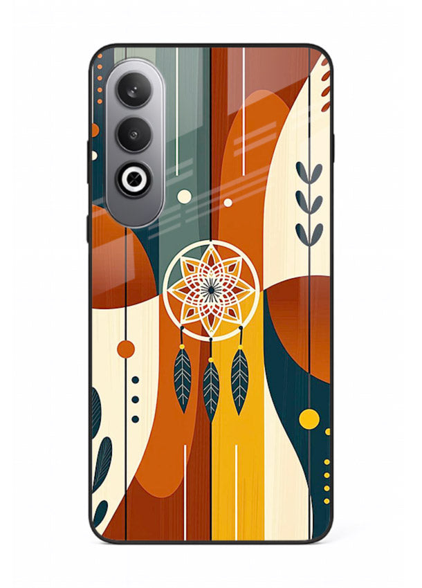 Boho Dreamcatcher Art boho dreamcatcher pattern OnePlus Nord CE4 glass back cover