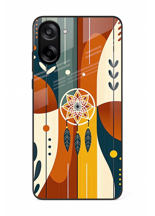 Boho Dreamcatcher Art boho dreamcatcher pattern OnePlus Nord CE5 glass back cover