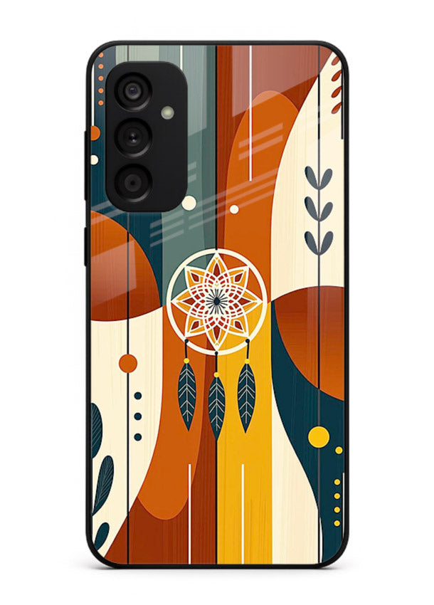Boho Dreamcatcher Art boho dreamcatcher pattern Samsung A14 5G glass back cover