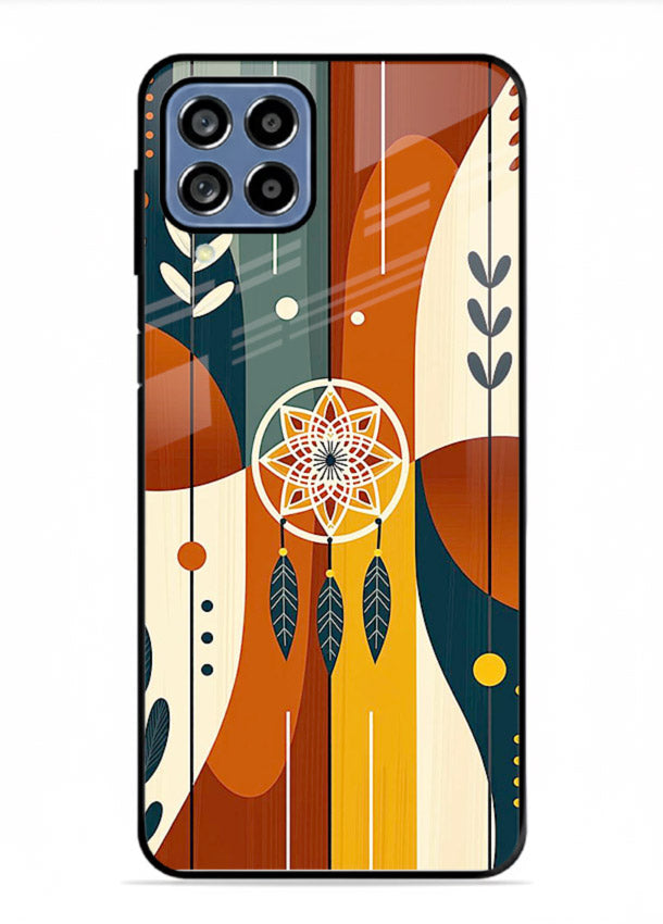 Boho Dreamcatcher Art boho dreamcatcher pattern Samsung M33 5G glass back cover