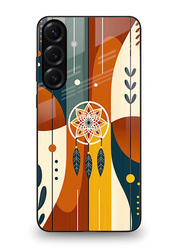 Boho Dreamcatcher Art boho dreamcatcher pattern Samsung A54 5G glass back cover
