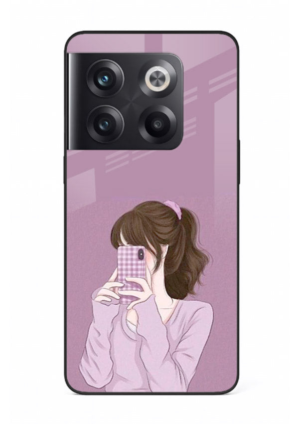 Camera Shy Girl aesthetic portrait OnePlus 10T glass back cover