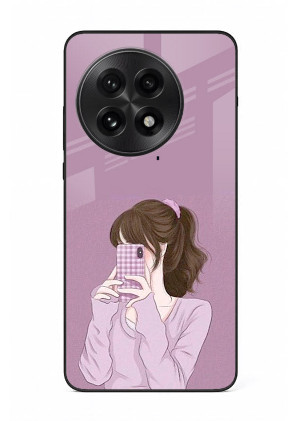 Camera Shy Girl aesthetic portrait OnePlus 13 glass back cover