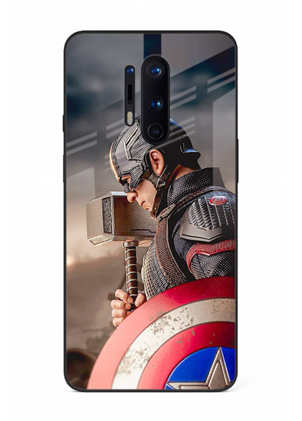 Captain America Shield Focus cover for OnePlus 8 Pro