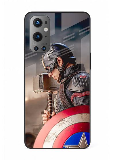 Captain America Shield Focus cover for OnePlus 9