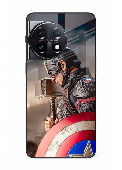 Captain America Shield Focus cover for OnePlus 11