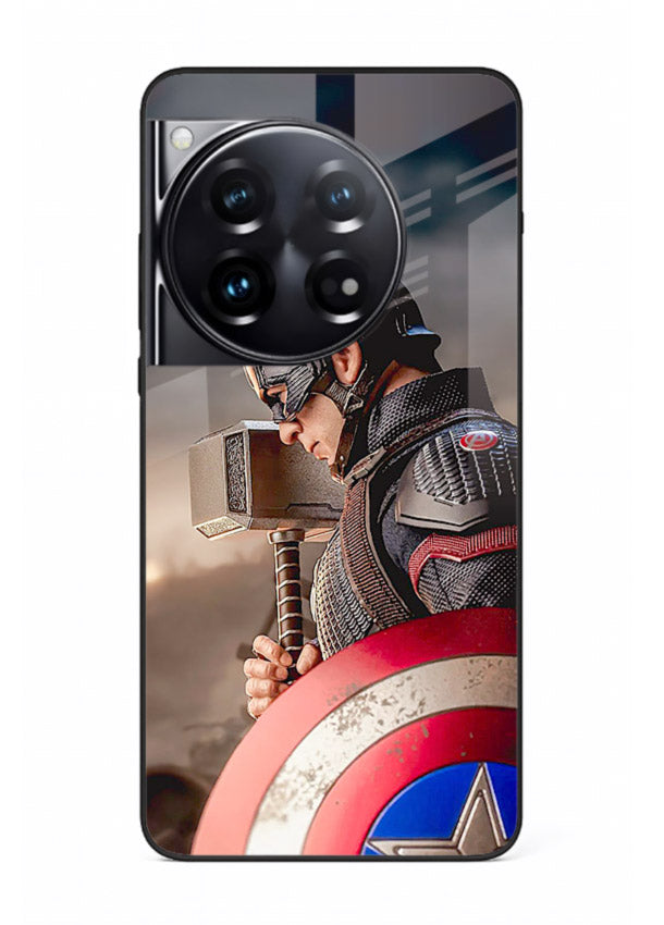 Captain America Shield Focus cover for OnePlus 12