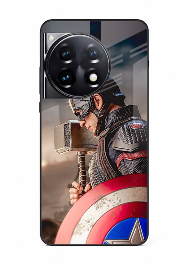 Captain America Shield Focus cover for OnePlus 12R