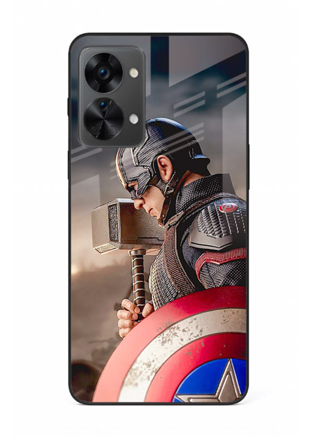 Captain America Shield Focus cover for OnePlus Nord 2T