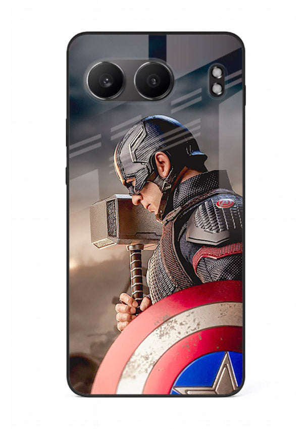 Captain America Shield Focus cover for OnePlus Nord 4