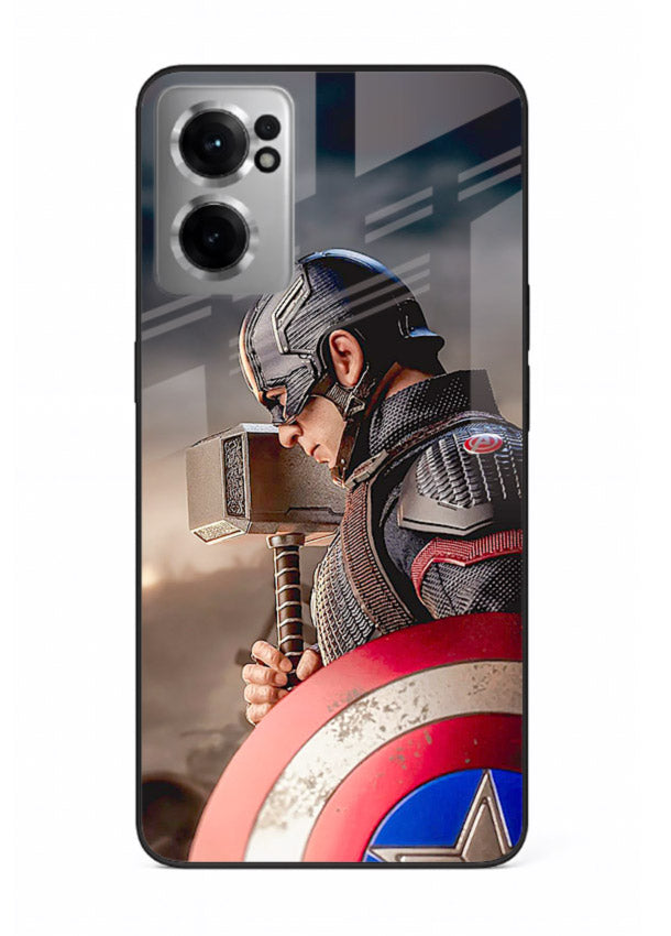 Captain America Shield Focus cover for OnePlus Nord CE2 5G