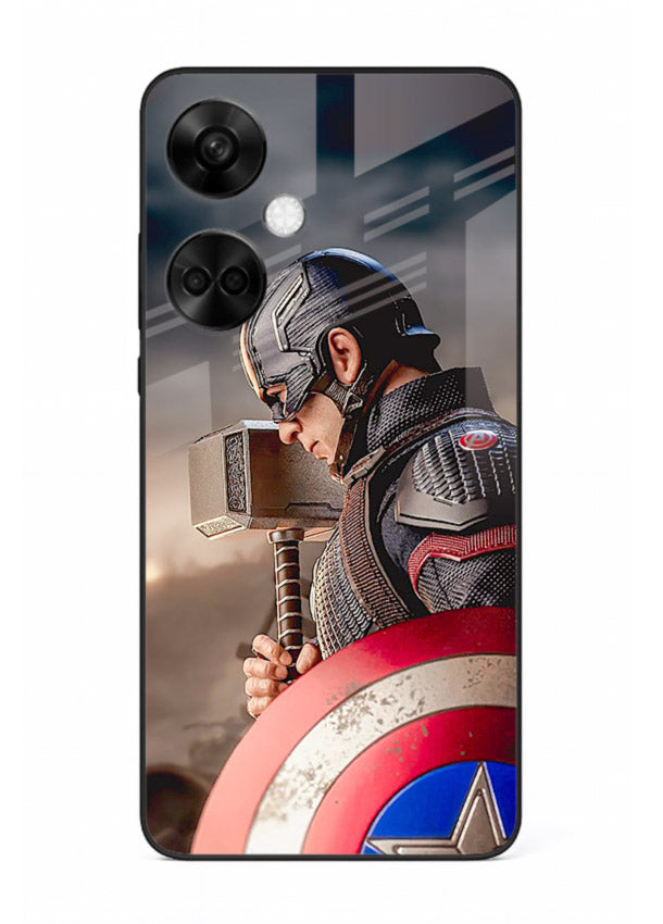 Captain America Shield Focus cover for OnePlus Nord CE3