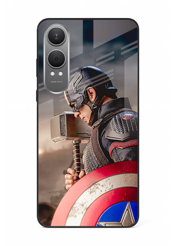 Captain America Shield Focus cover for OnePlus Nord CE4 Lite