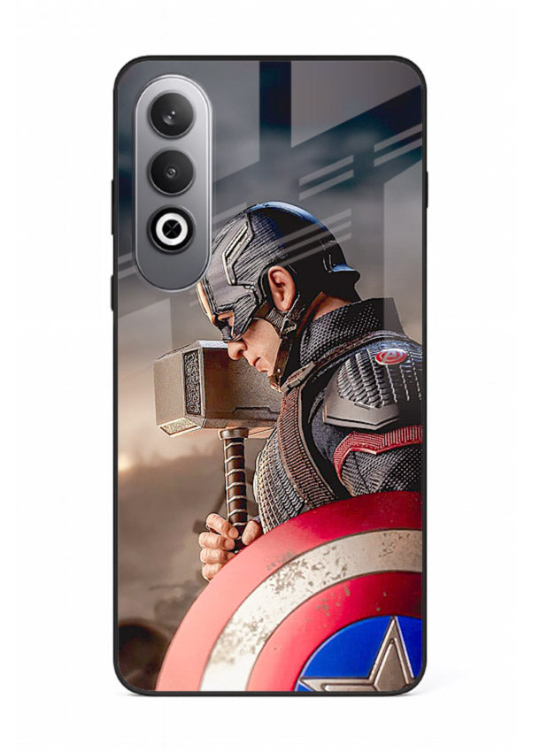 Captain America Shield Focus cover for OnePlus Nord CE4