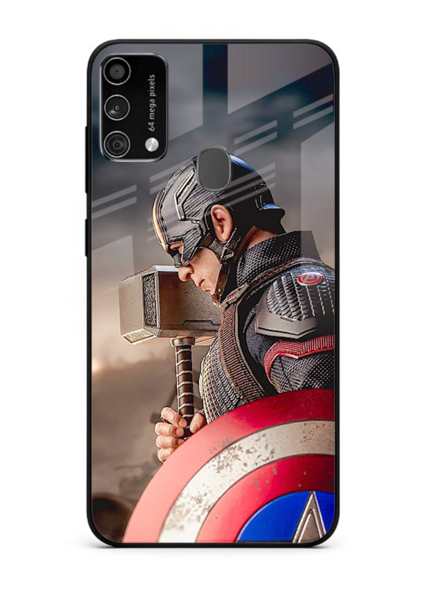Captain America Shield Focus cover for Samsung F41